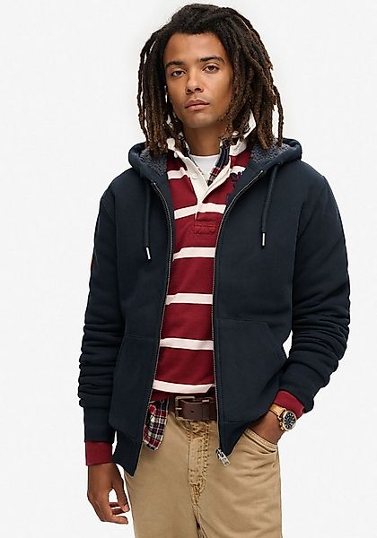 Superdry Kapuzensweatjacke Borg Lined Ziphood günstig online kaufen