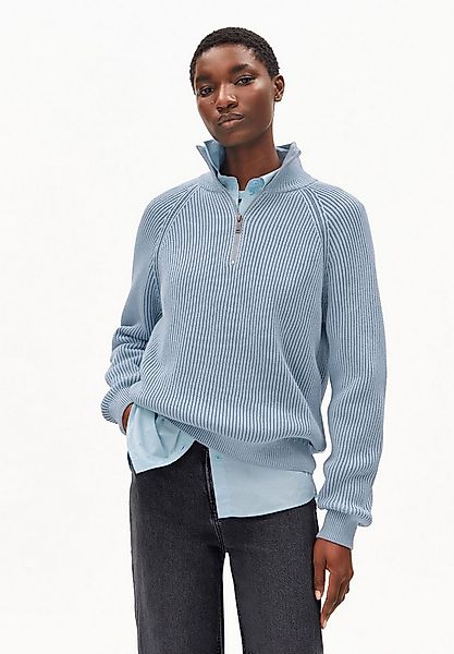 Armedangels Strickpullover TROYER VANISÉ Troyer mit Reißverschluss Loose Fi günstig online kaufen