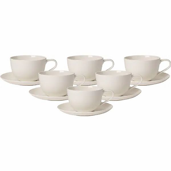 Villeroy & Boch Tasse »Frühstückstassen mit Untertassen For Me 300 ml 6er S günstig online kaufen