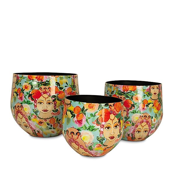 Tischgefäß Blooming Namaste multicolor 3er-Set günstig online kaufen