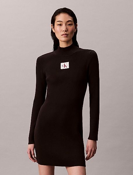 Calvin Klein Jeans Strickkleid LS T NECK MINI DRESS Mit Rundhalsausschnitt, günstig online kaufen