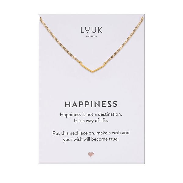 LUUK LIFESTYLE Kette mit Anhänger Chevron, günstig online kaufen