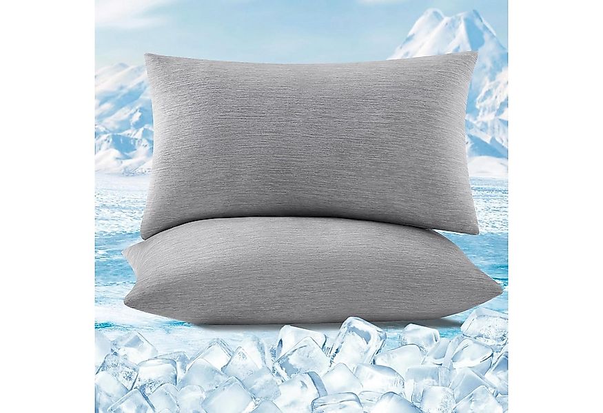 Woltu Kissenbezug, (2 Stück), Kühlende Kissenhülle, Weich, Atmungsaktiv, mi günstig online kaufen