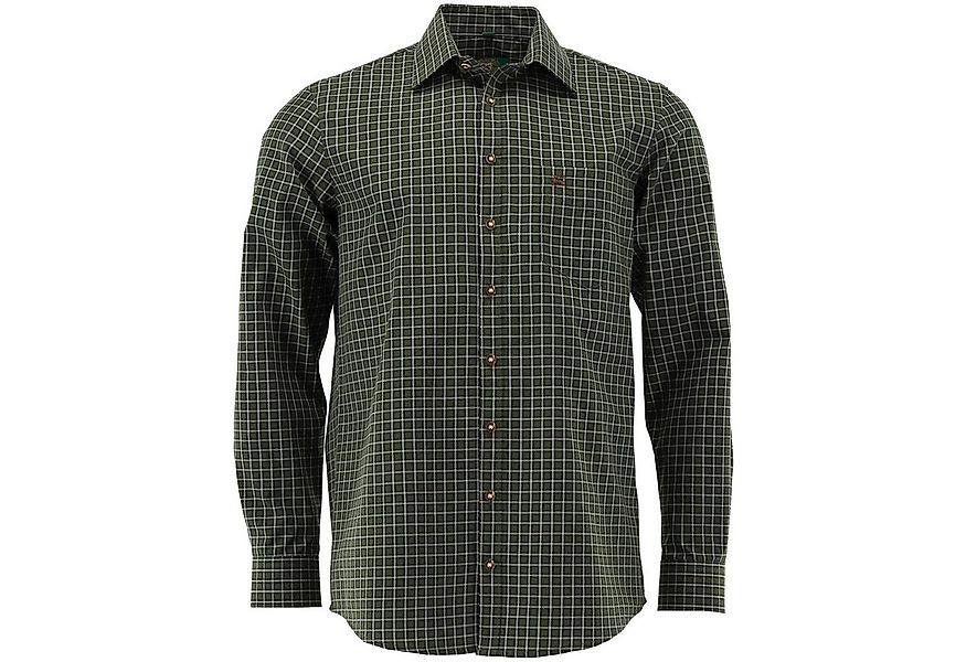 OS Trachten Karohemd Herrenhemd Springender Hirsch Trachtenhemd Jagdhemd vo günstig online kaufen