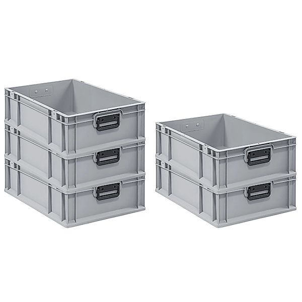 PROREGAL Spar Set 5x Eurobox Nextgen Portable Duo HxBxT 17 x 40 x 60 cm 34 günstig online kaufen
