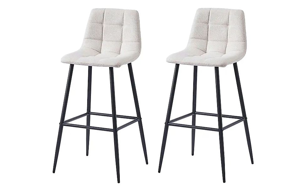 Barhocker 2er-Set  Tabbjorn ¦ beige ¦ Maße (cm): B: 46,5 H: 102 Polstermöbe günstig online kaufen