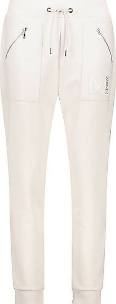 Monari Stoffhose Mit Strassdetails, Bindeband und Reißverschlusstaschen günstig online kaufen