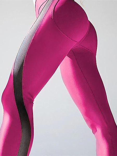 Yogahose Schnelltrocknende Leggings mit Mesh-Nähten günstig online kaufen