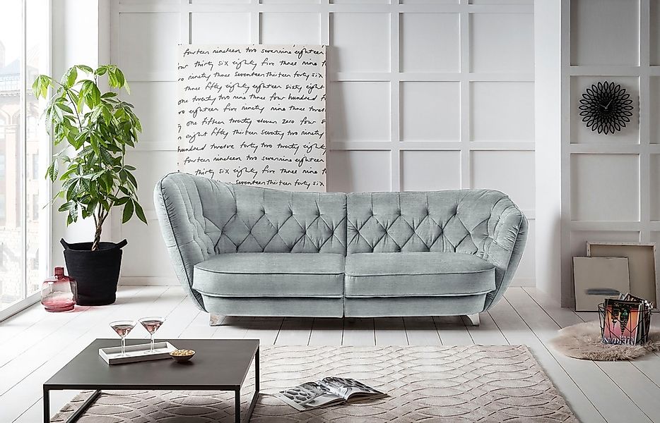 Leonique Big-Sofa "Retro", stylischer Hochlehner günstig online kaufen