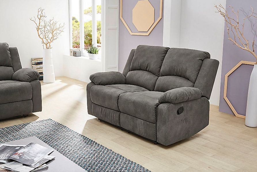 Jockenhöfer Gruppe 2-Sitzer Dakota, B: 148 cm, mit Relax- & Liegefunktion, günstig online kaufen