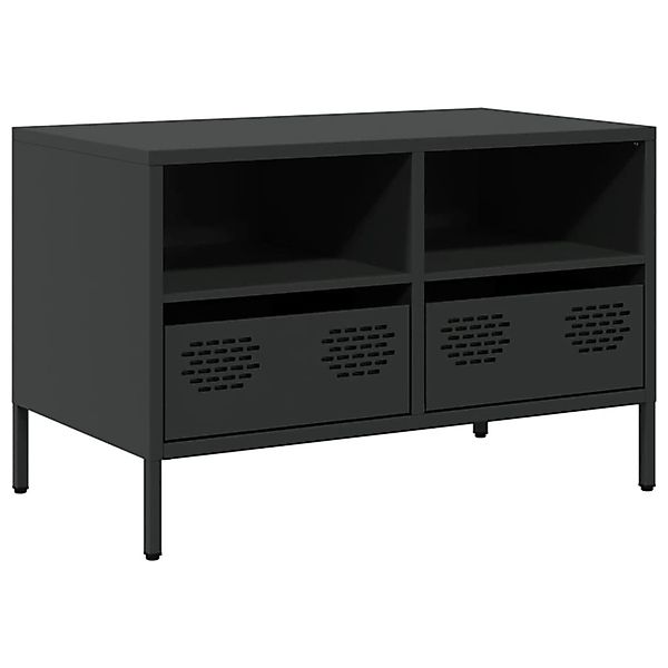 vidaXL TV-Schrank Schwarz 68x39x43,5 cm Kaltgewalzter Stahl 851316 günstig online kaufen