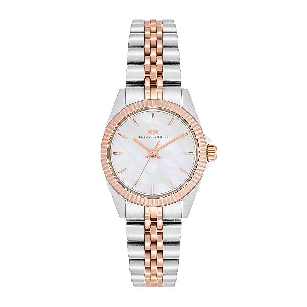 Rhodenwald & Söhne Quarzuhr Cassina silber/roségold, günstig online kaufen