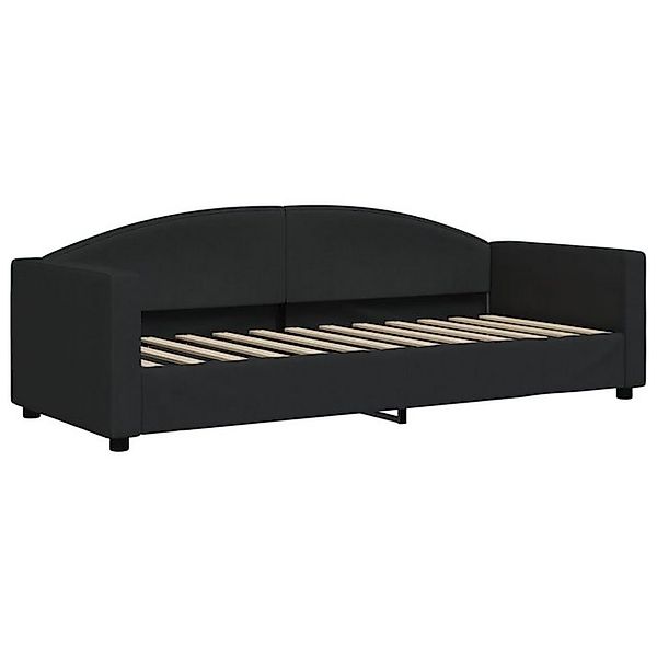 vidaXL Bett, Tagesbett Schwarz 80x200 cm Stoff günstig online kaufen