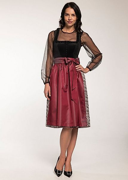 Spieth & Wensky Dirndl Gloria (1-tlg) feines Samtoberteil günstig online kaufen