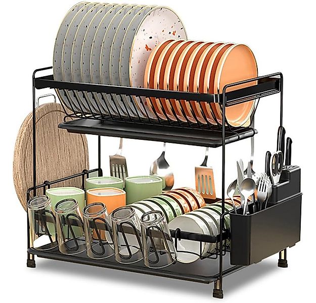 NUODWELL Ablageregal Abtropfgestell Geschirr, Edelstahl Abtropfständer mit günstig online kaufen