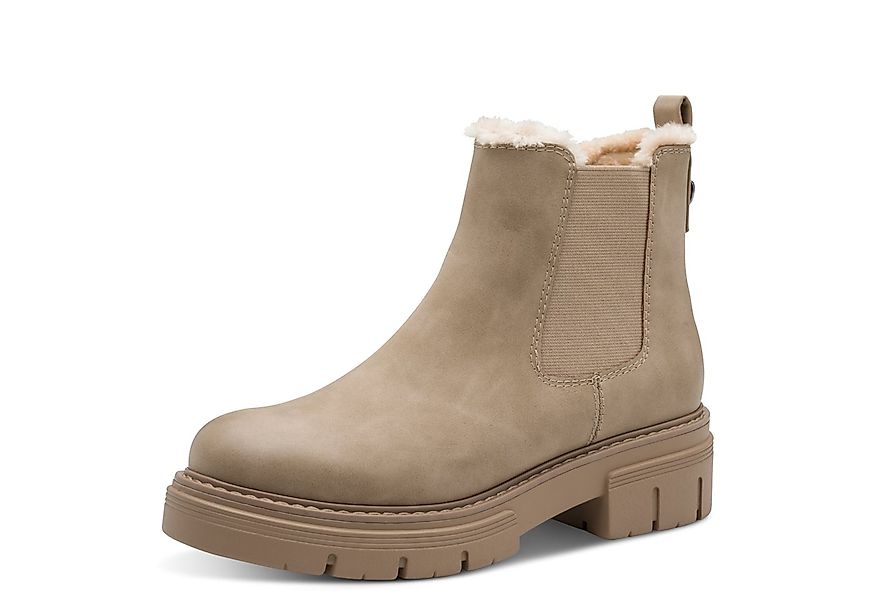 MARCO TOZZI Winterstiefelette, Blockabsatz, Winterboots in veganer Verarbei günstig online kaufen
