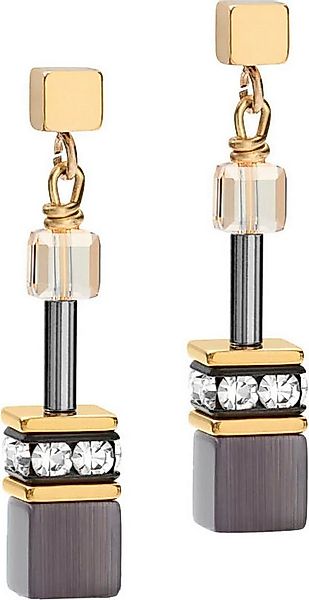 COEUR DE LION Paar Ohrstecker Schmuck Geschenk Edelstahl GeoCUBE® Würfelket günstig online kaufen