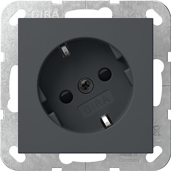 Gira Steckdose 30° Anthrazit 441828 günstig online kaufen