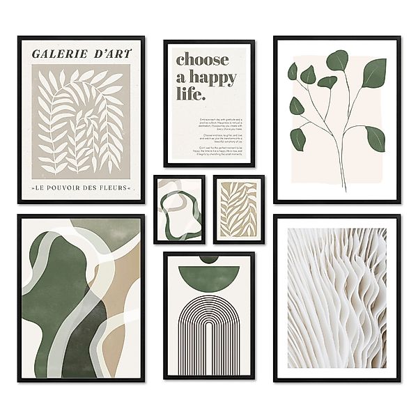 ARTFAVES Bilder-Collage Poster Set - GREEN günstig online kaufen