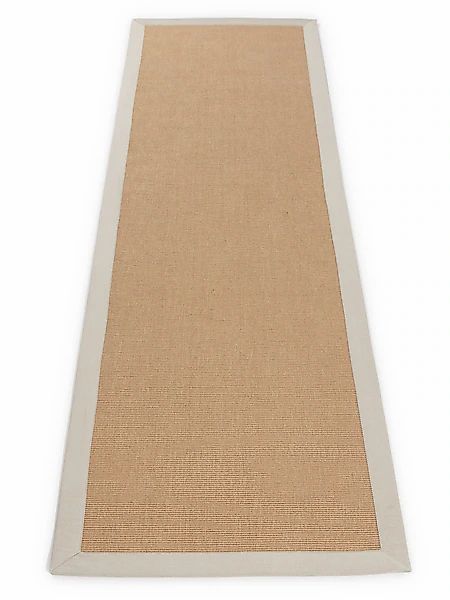 carpetfine Sisalteppich »Sisal«, rechteckig, 5 mm Höhe, mit farbiger Bordür günstig online kaufen