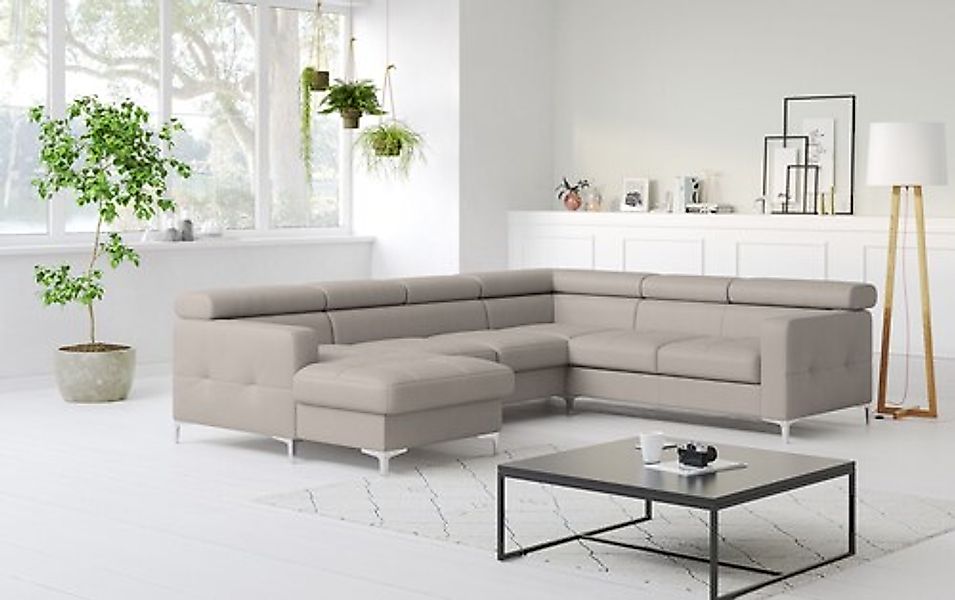 COTTA Wohnlandschaft »Sammy U-Form« mit Kopfteilverstellung, wahlweise mit günstig online kaufen