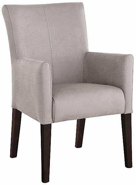 Home affaire "King" () Polsterstuhl, Armlehnstuhl, Gestell Massivholz günstig online kaufen