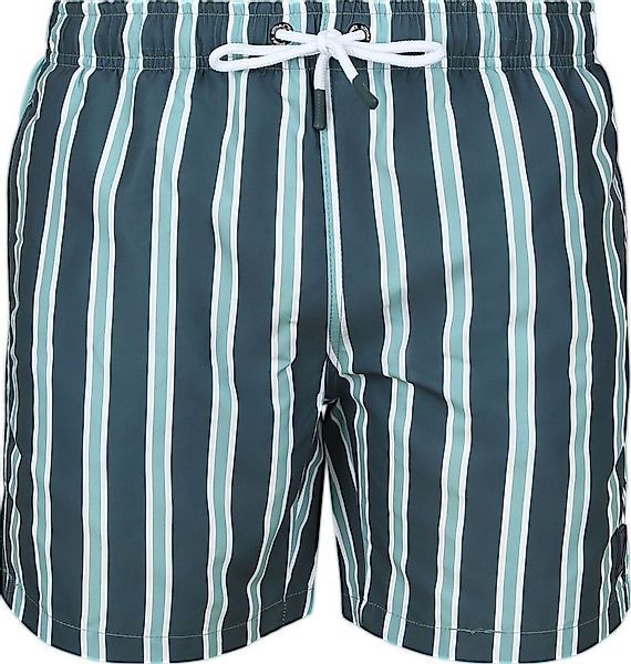 Suitable Badeshorts Stripe Grün - Größe L günstig online kaufen