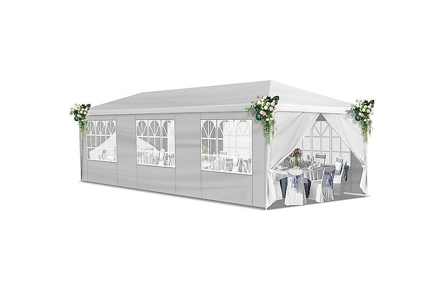 VINGLI Faltpavillon Stabil, Für Märkte, Festivals, Camping, Hochzeiten, Wei günstig online kaufen