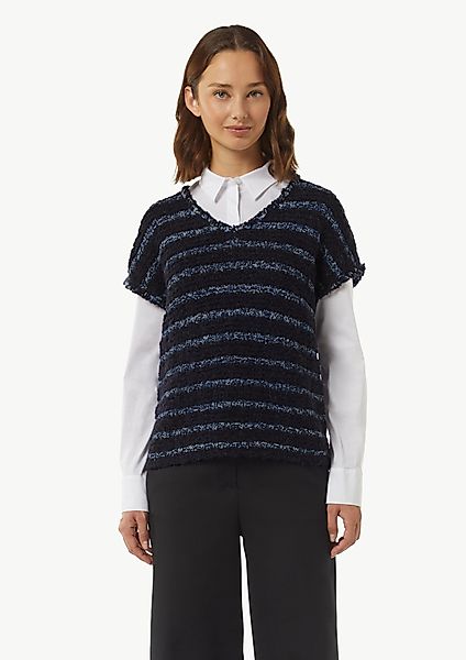 comma Pullunder Strickpullunder aus Effektgarn mit günstig online kaufen