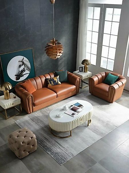 Xlmoebel Sofa Wohnzimmer-Sitzgruppe mit 3+1 Sitzplätzen, traditionelle, 2 T günstig online kaufen