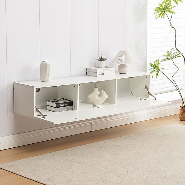 Thanaddo TV-Bank TV Schrank, Lowboard Fernsehschrank TV Schrank Hängend, Br günstig online kaufen