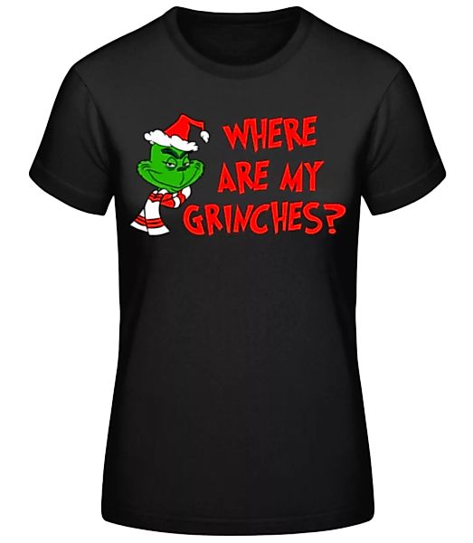 Where Are My Grinches · Frauen Basic T-Shirt günstig online kaufen