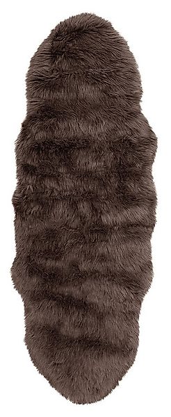 my home Hochflor-Teppich Valeria Fellteppich kuschelig, fellförmig, Höhe: 6 günstig online kaufen