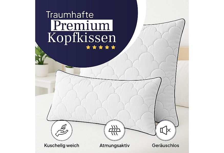 Gentle North Microfaserkissen Hochwertige Kopfkissen in Hotelqualität - ver günstig online kaufen