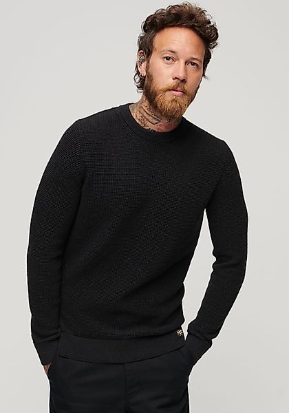 Superdry Strickpullover TEXTURED CREW KNIT JUMPER günstig online kaufen