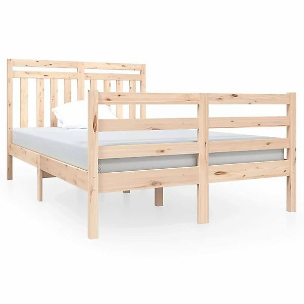 Vidaxl Massivholzbett 120x190 Cm 4ft Small Double günstig online kaufen