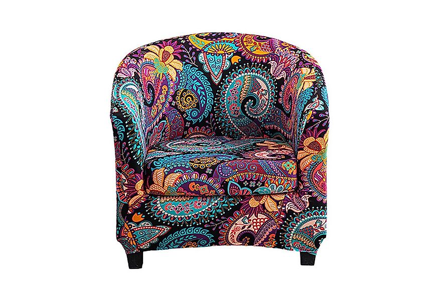 Refttenw Sofahusse 1 Sitzer Elastizität Sofabezug Bedruckter Stuhlbezug mit günstig online kaufen