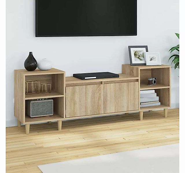 furnicato TV-Schrank Sonoma-Eiche 160x35x55 cm Holzwerkstoff günstig online kaufen
