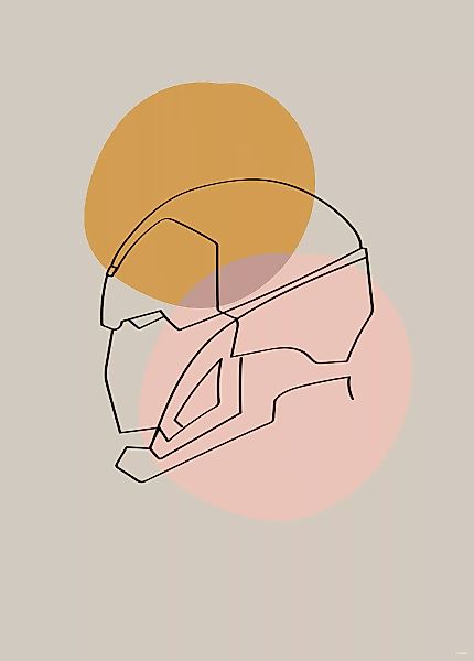 Komar Wandbild "Soulful Sanctuary Iron Man Head", (1 St.), Deutsches Premiu günstig online kaufen