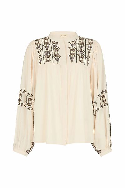 RAFFYA Hemdbluse "Demi Embroidered Ballon Sleeve Shirt Damen" günstig online kaufen
