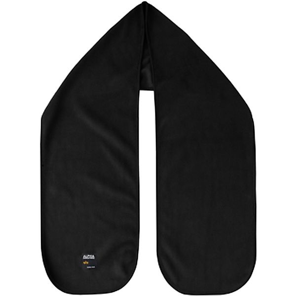 Alpha Industries  Schal Label Fleece Scarf - black günstig online kaufen
