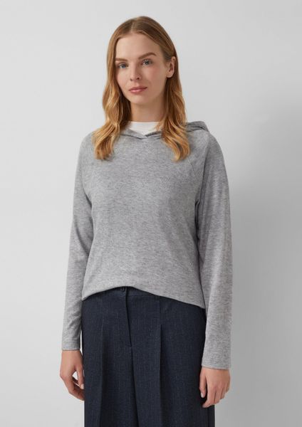 s.Oliver Longpullover T-Shirt Meliertes Longsleeve aus günstig online kaufen