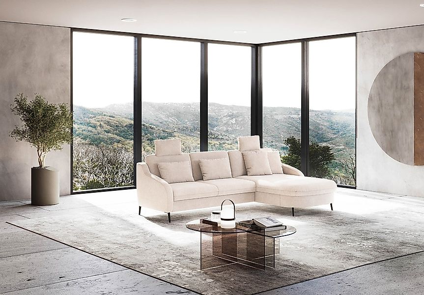 sit&more Ecksofa »Soul L-Form«, wahlweise mit Bettfunktion und Bettkasten o günstig online kaufen