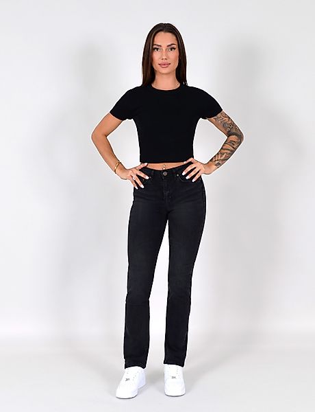ESRA Straight-Jeans Damen Stretch-Jeans G1400 Straight günstig online kaufen