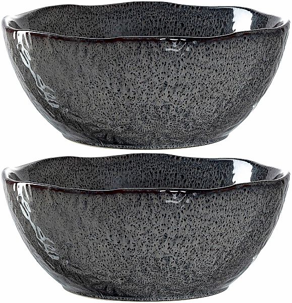 LEONARDO Schale "MATERA" 2 Stk. aus Keramik Ø 23,5 cm günstig online kaufen