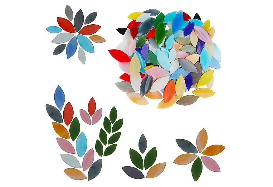 Belle Vous Mosaikfliesen Glasmosaiksteine (100 Stück) für kreative Kunstwer günstig online kaufen