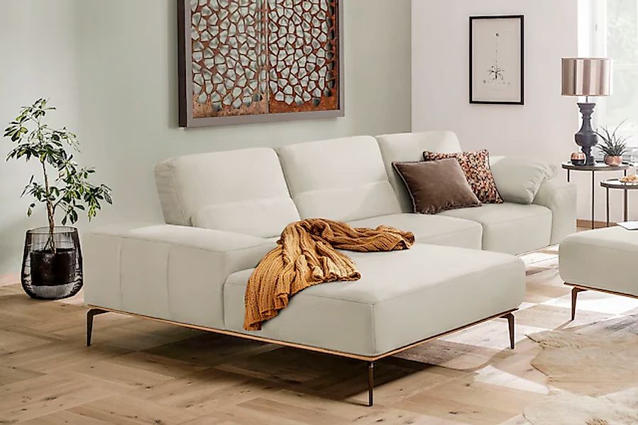 W.SCHILLIG Ecksofa "run, Designsofa mit tollem Sitzkomfort, bequem, L-Form" günstig online kaufen