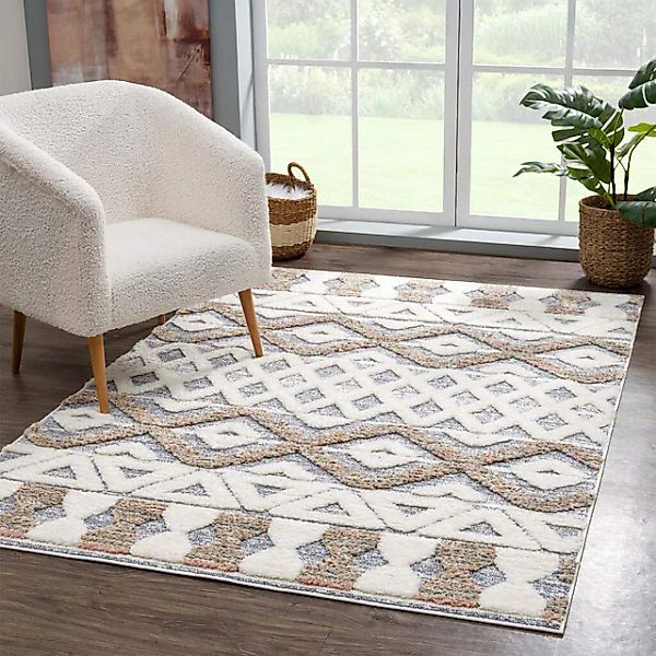 Carpet City Hochflor-Teppich »Focus 3050«, rechteckig, 20 mm Höhe, Läufer, günstig online kaufen