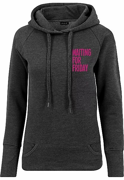 MisterTee Kapuzenpullover "MisterTee Damen Ladies Waiting For Friday Hoody" günstig online kaufen