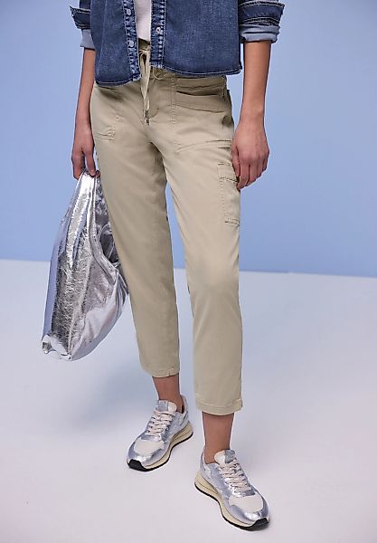 STREET ONE Jogger Pants "Style Bonny" mit Cargo-Taschen und Kordelzug günstig online kaufen